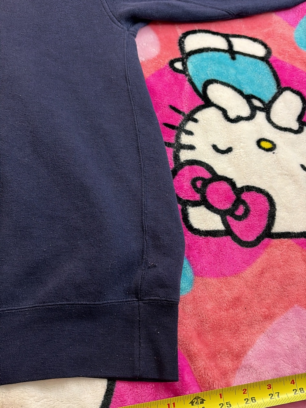 Source Unknown Navy Blue Men’s Sweater With Angel Graphic View 5